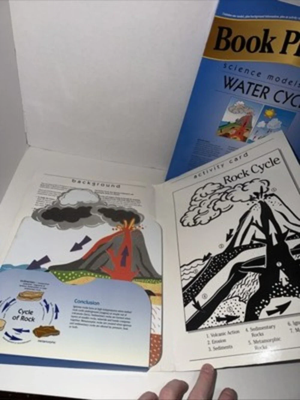 Vintage Book +++ Science Models, Rock Cycle And Water Cycle Grades K-6 Missing